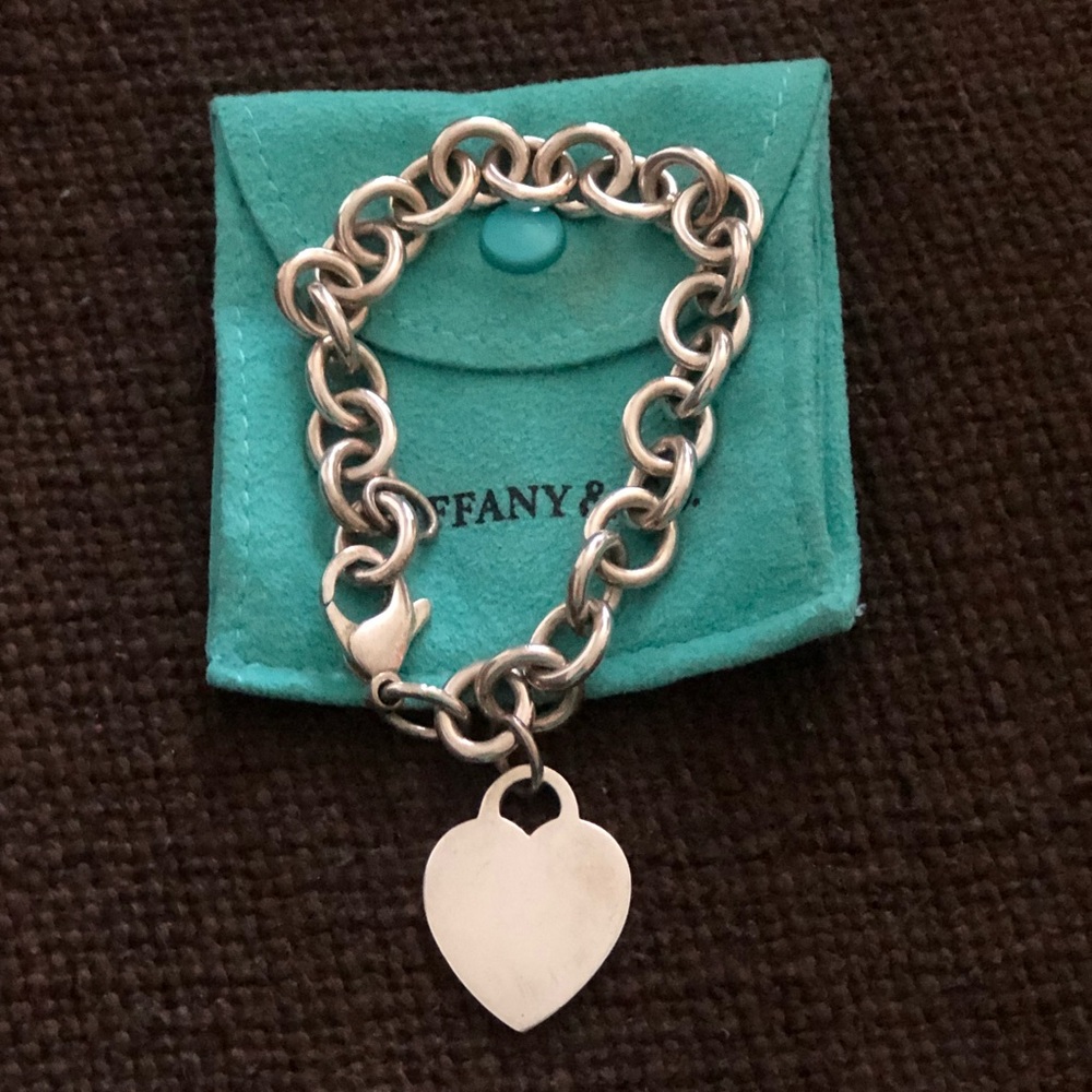 Vintage Tiffany & Co. Heart Tag Charm Bracelet